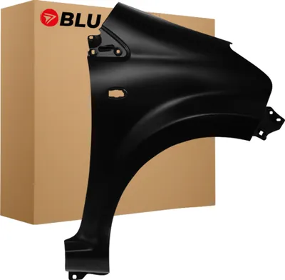 Image de BLU Aile Compatible avec Toyota Aygo 211 Droite Schwarz SchwarzDiamant MitternachtSchwarz | 2005-2014 | Avant | Peint| Prêt à Monter | Acier