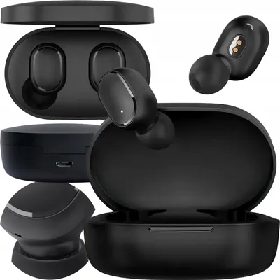 Zdjęcie produktu dla Słuchawki Douszne Xiaomi Basic 2 Bezprzewodowe, Redukcja Szumów, Bluetooth 5.0 Czarne
