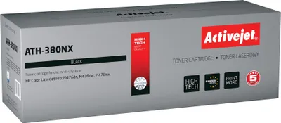 Produktbild von Activejet ATH-380NX Tonerkartusche (Ersatz für HP 312X CF380X; Höchst; 4400 Seiten; schwarz)