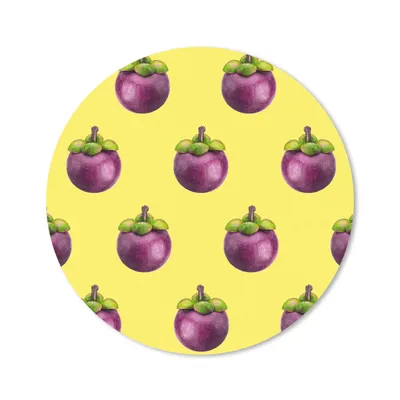 Obrázek produktu pro Podložka pod myš - Ovoce - vzor - fialová - 20x20cm - Podložka pod myš