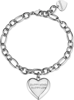Image de Bracelets avec pendentifs Charms Sagapò collection en argent - femme