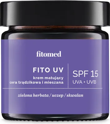 Image de FITOMED Fito UV SPF 15 - crème matifiante pour peaux acnéiques et mixtes 55 g