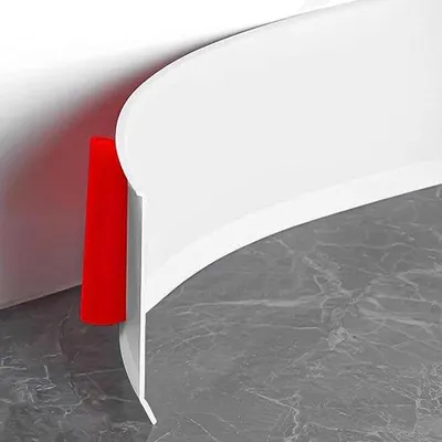 Produktbild von PVC-Selbstklebplatten - 300 cm x 10 cm - weiß - für Küchen und Schlafzimmerwände