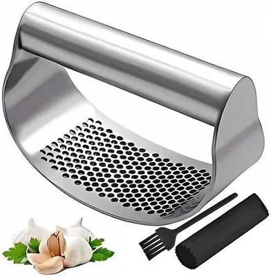 Immagine prodotto di Schiaccia-aglio e zenzero inossidabile, schiaccia-cipolle e zenzero manuale, utensili da cucina