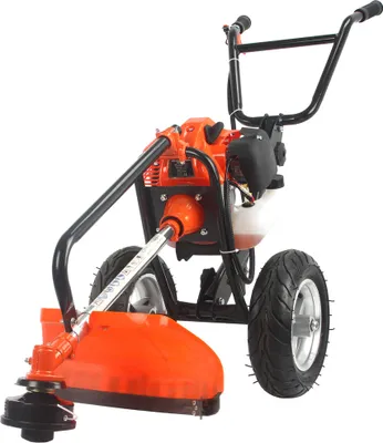 Produktbild von Benzin Motorsense Freischneider 5,2PS Rasenmäher Motormäher Rasentrimmer auf Rädern