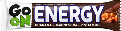Zdjęcie produktu dla GO ON Sante Energy Bar Orzechowo Karmelowy Mleczna Czekolada 7 Witamin 45G