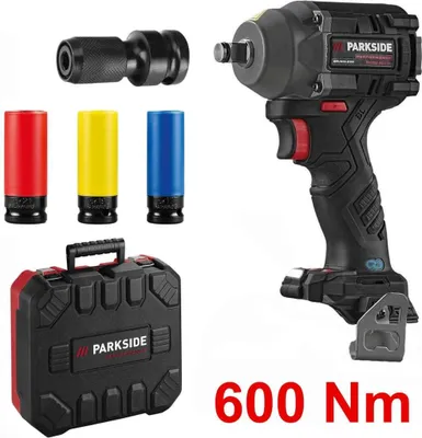 Produktbild von PARKSIDE Performance Drehschlagschrauber PPDSSA 20V + 1/4 Hex Adapter ohne Akku