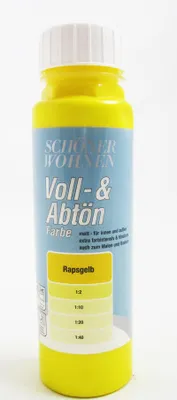 Produktbild von Voll- und Abtönfarbe Rapsgelb 500 ml