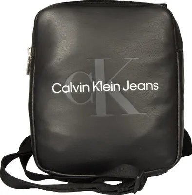 Image de Sac bandoulière homme CK CALVIN KLEIN JEANS sac article K50K510108 MONOGRAM SOFT REPORTER 2 cm 19x23x4 (environ), UNICA - ONE SIZE, Poliuretano 100%