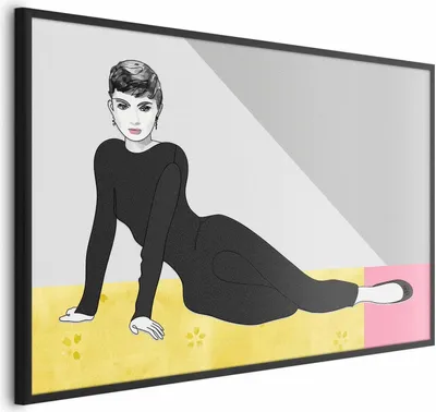 Produktbild von Posterpapier Poster - Beautiful Audrey 60x40 cm Menschen h-A-0116-ao-a
