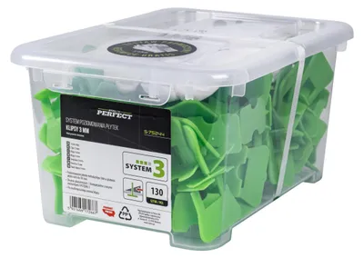 Produktbild von Stalco Montagekeile 3mm für Nivelliersystem 130 Stück