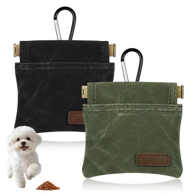 Productafbeelding van Leckerlibeutel voor honden - 2 stuks met karabiner