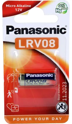 Produktbild von Panasonic LRV08, Alkali, 12 V, 38 mAh