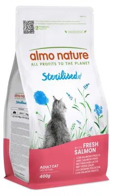 Produktbild von Almo Nature 8001154125924, Adult, Lachs, 400 g