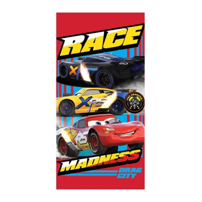 Zdjęcie produktu dla Ręcznik kąpielowy Cars Madness 70 x 137 cm