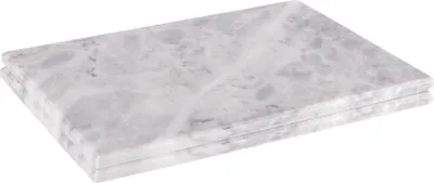 Produktbild von Argon Ta Rectangle Marmor Serving Platters - Rustikale Hausbar Küche Esstisch Gedeck - 30 x 20 cm - Grau - 2er Pack