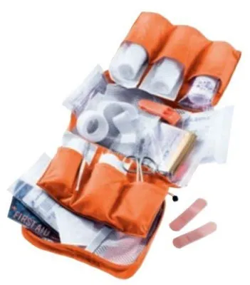 Zdjęcie produktu dla Deuter First Aid Kit Pro, Apteczka pierwszej pomocy podróżna, Pomarańczowy, Zamek błyskawiczny, 180 mm, 80 mm, 150 mm