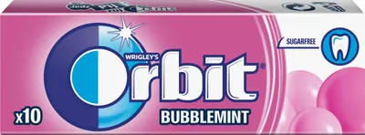 Zdjęcie produktu dla Orbit Bubblemint guma do żucia bez cukru 10 drażetek
