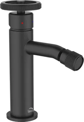 Produktbild von BADLAND Bidetarmatur Wasserhahn MURO Bidetmischer für Badezimmer in Schwarz + Click-Clack