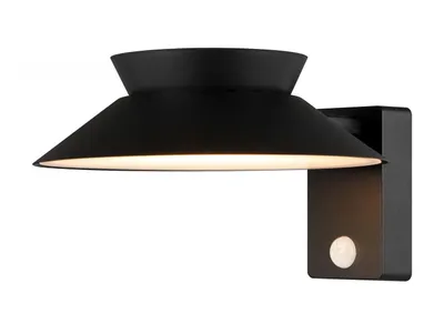 Produktbild von Nordlux JUSTINA Solar LED Aussen-Wandleuchte Warmweiss 5W Schwarz IP44 2418071003