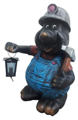 Obrázek produktu pro Design Krtek Hornická figurka Socha Figurka Dekorace Nová 70cm Dekorace