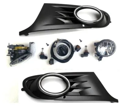 Produktbild von Nebelscheinwerfer Nachrüstung NSW Set Komplettset passend für Golf 6 Plus 2009-