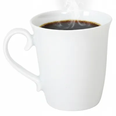 Produktbild von Gerimport Kaffee-/Teebecher - dekorativ - 1x Stuck - weis - 310 ml - Becher - Keramik