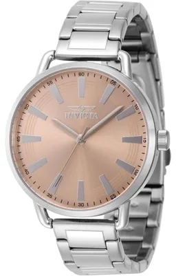 Obrázok produktu pre Invicta Wildflower 46329 Dámske Hodinky - Quartz Hnací Mechanizmus - Nerezová Oceľ s Ružovým Ciferníkom - 38 mm