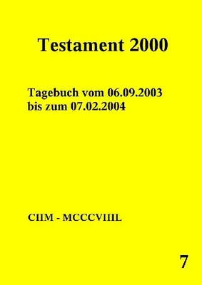 Produktbild von Testament 2000 Band 7