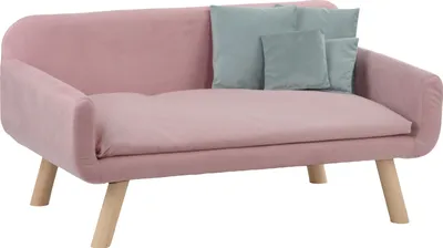 Produktbild von Rohrschneider, HUND, Hundesofa Cora rosa, L/B/H:60x103x50, 22145.126