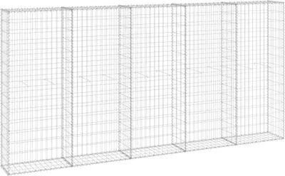 Obrázek produktu pro vidaXL Gabionová stěna s krytem z pozinkované oceli 300x30x150 cm