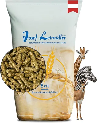 Zdjęcie produktu dla Leimüller Karma dla zwierząt w zoo 25 kg – pasza uzupełniająca dla zwierząt roślinożernych i dzikich – zebry, antylopy, sarny