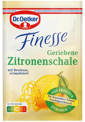 Zdjęcie produktu dla Oetker Finesse starta skórka z cytryny 3er 3x 6g