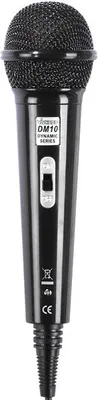 Produktbild von ViVanco™DM 10 KLIN. 3.5M. SCH 14508 Dynamisches Mikrofon schwarz
