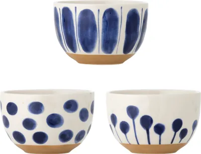 Produktbild von Blaue Steingut Schale