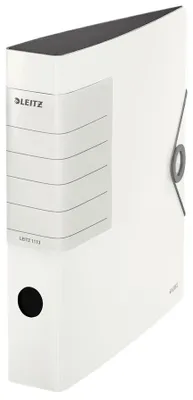 Immagine prodotto di Leitz 1113-00-01 1113 Cartella di qualità 180° Solid - Polistirolo, A4, stretto, bianco