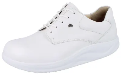 Produktbild von FINN COMFORT FINNAMIC Pretoria Damen und Herren Schnürhalbschuhe weiß Glattleder - Größe: UK 9