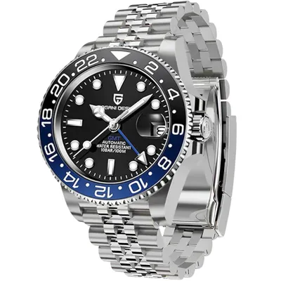 Nuovo PAGANI DESIGN 40mm Orologio da polso da uomo 100M Orologi meccanici impermeabili Lunetta in ceramica Vetro zaffiro Orologio automatico da uomo 1651  1511