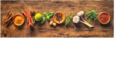 Immagine prodotto di vidaXL Tappeto da cucina lavabile per spezie 60x180 cm velluto