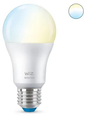 Zdjęcie produktu dla WiZ Żarówka 60 W A60 E27, Inteligentne żarówki, Wi-Fi, Biały, 802.11b, 802.11g, Wi-Fi 4 (802.11n), E27, A60
