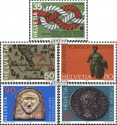 Produktbild von Briefmarken Schweiz 1986 Mi 1308-1312 (kompl.Ausgabe) postfrisch Jahresereignisse