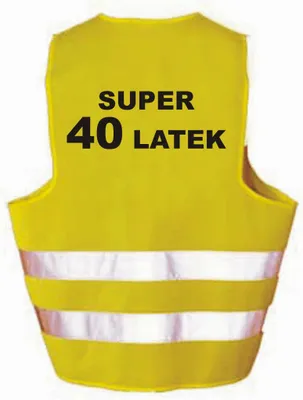 Obrázok produktu pre Reflexná párty vesta SUPER 40 rokov