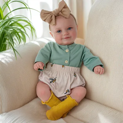 Reborn Babypop 50 cm – Lebenstreue Puppe mit Zubehör