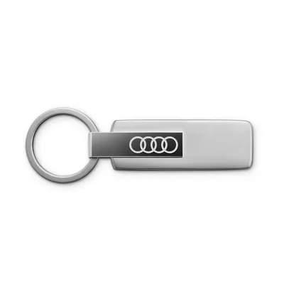 Produktbild von Original Audi Schlüsselanhänger Edelstahl Silber