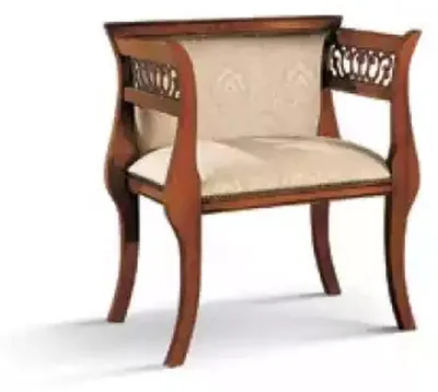Produktbild von Klassische Stuhl Designer Esszimmerstuhl Luxus Holz Lehnstuhl Holzstuhl