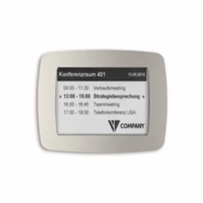 Obrázek produktu pro Kindermann Doorsign e-Ink 4,4 mit Edelstahlrahmen