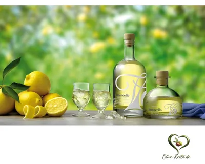 Produktbild von VASSILAKIS ESTATE 08823 Limoncello 25% Vol. Premium-Zitronenlikör 500ml aus Kreta