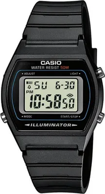 Produktbild von Casio Collection | Digitaluhr Multifunktionsalarm schwarz W-202-1AVEF
