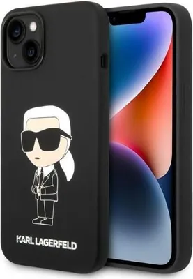 Image de Karl Lagerfeld Klhmp14Msnikbck Iphone 14 Plus / 15 Plus 6,7 Hardcase Czarny/Black Silicone Ikonik Magsafe