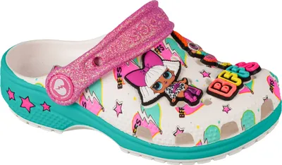 Zdjęcie produktu dla Crocs LOL Surprise BFF Kids Classic Clog 209472-100, kapcie, dla dziewczynek, biały, rozmiar: 20/21